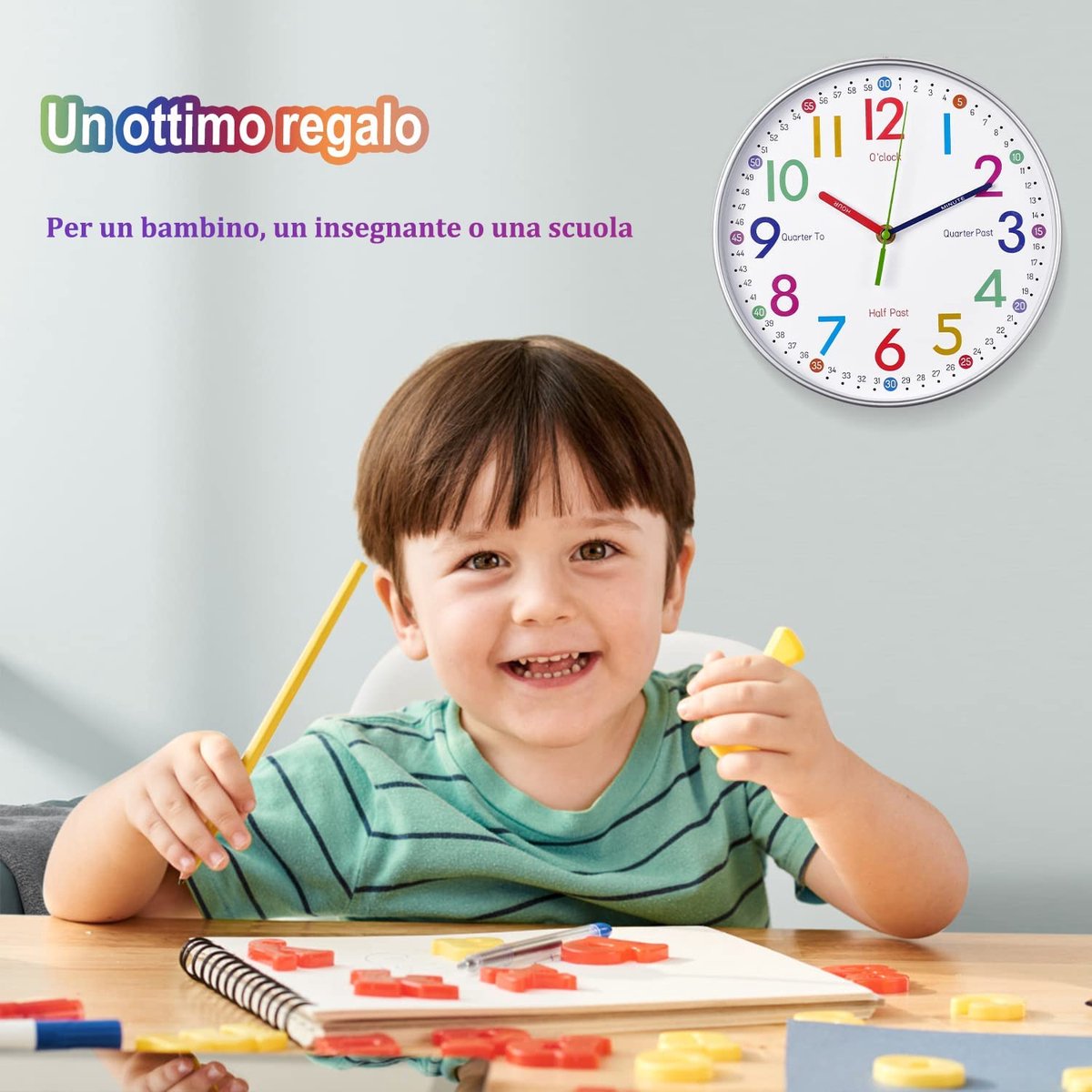 klok / Muurklok Wandklok \ Round Wall Clock Round Clock Modern