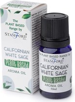 Plantaardige Aroma Geurolie - Californische Witte Salie - 10ml - Geurolie Voor Aromadiffuser - Huisparfum