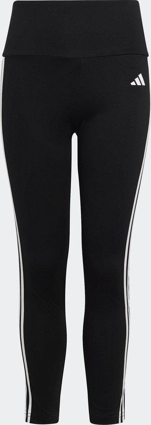 adidas Sportswear Essentials AEROREADY 3-Stripes High-Waisted Legging - Kinderen - Zwart- 164