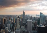 Fotobehang - Vlies Behang - New York Skyline - Empire State Building - 368 x 254 cm