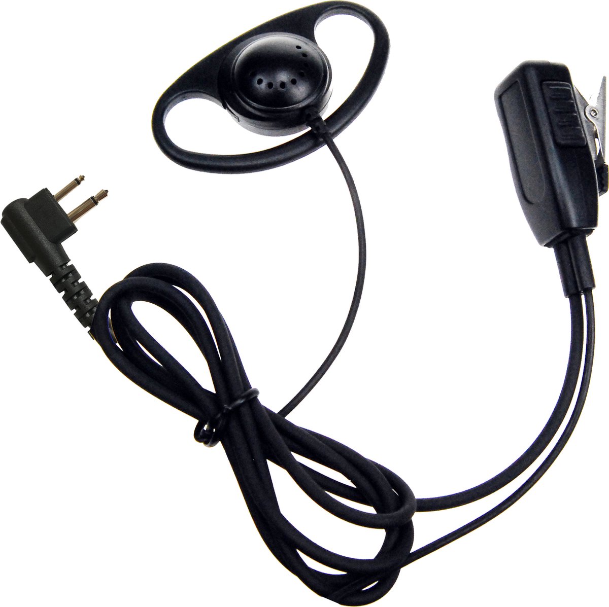 K-PO® KEP 14D M-1 - Beveiligings oortje - Security Headset - Heavy Duty - Motorola 2-pin connector - Motorola CLR446, CP040, DP1400, XT420, XTNi - Horeca - Evenementen - Outdoor activiteiten