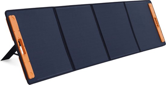 Draagbare Zonnepaneel - Opvouwbaar Zonnepaneel - Zonnepaneel - Zonne-energie -100W 12V - Monokristallijn - Zonnepaneelkit met USB DC-uitgang - Draagbaar Buitenzonnepaneel - voor Kr