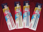 lionesse - 1 tandenborstel + 4 opzetstukken - vervangbare borstels - lilieubewust tanden poetsen - tandeborstel vervangbaar opzetstuk - replacing - minder afval
