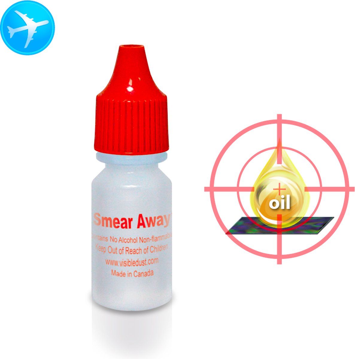 Smear Away liquid sensor cleaning solution - 4 oz | 120 ml
