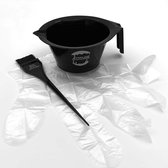 Attitude Hair Dye - Musthave Haarverf starter pakket - Kwast + Bakje + Handschoenen - Zwart