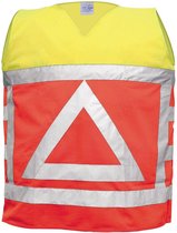 Verkeersregelaar hesje/vest - fluor oranje geel - Maat M/L