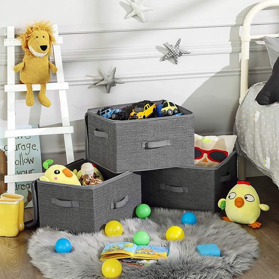 GRANNY SAYS Opbergboxen met Deksel Groot, Pak van 2 Stoffen Opbergdozen met Deksels, Opbergbakken met Deksel, Kledingkast Organizer Opbergen en Organiseren, Stoffen Opbergdoos met Deksel - Geel Wit GRANNY SAYS Opbergboxen met Deksel Groot, Pak van 2 Stoffen Opbergdozen met Deksels, Opbergbakken met Deksel, Kledingkast Organizer Opbergen en Organiseren, Stoffen Opbergdoos met Deksel - Geel Wit