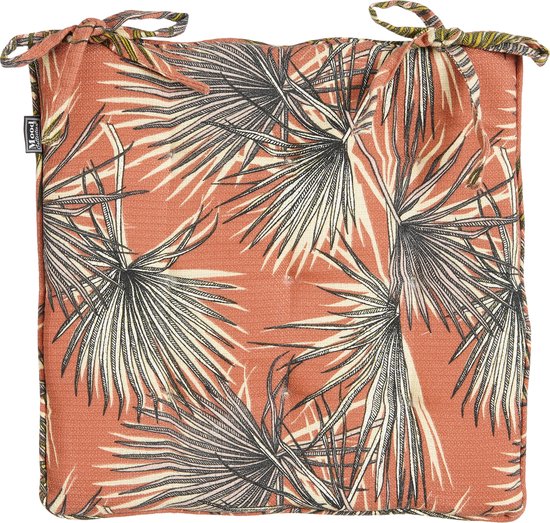 In The Mood Collection Flora Bistrokussen – 40 x 40 cm – Oranje