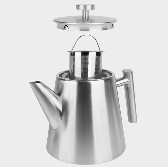 Korkmaz Caytema Électrique Bouilloire - de Coloris Anthracite, 1600W,0,9/1,7L eB