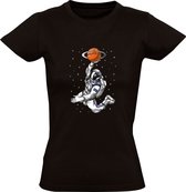 Astronaut Basketbal Dames T-shirt - ruimtevaart - planeet - sport - maan - ruimte - space