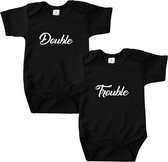 Double Trouble - Maat 68 - Romper zwart