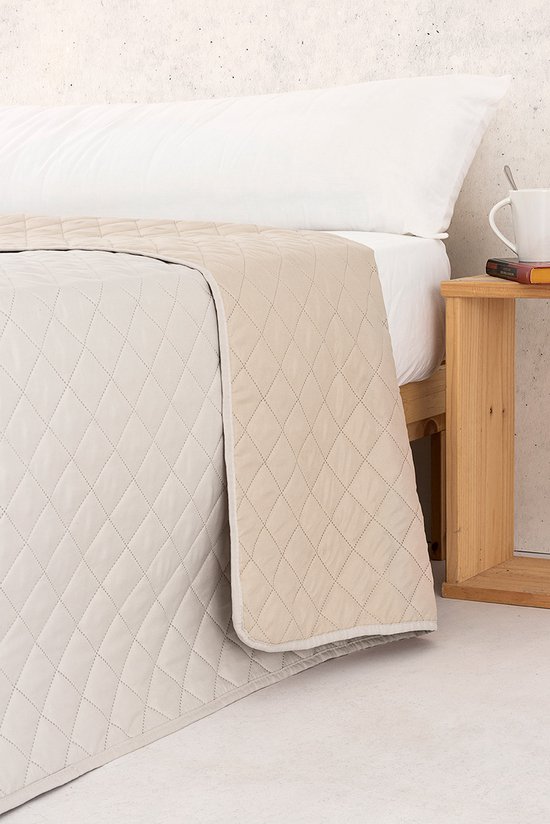 Couvre-lit Duo Quilt lit 2 personnes grand 180-200 cm. Jade