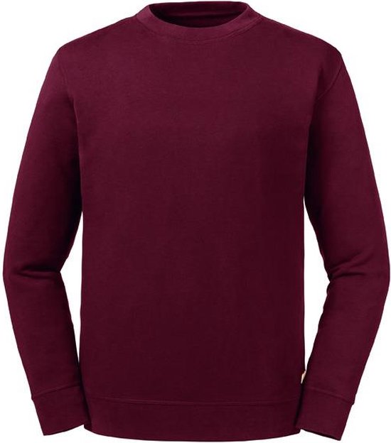 Russell - Reversible Sweater - Bordeaux Rood - 100% Biologisch Katoen - S