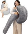 Light Gray (Jersey for warm months), Dark Gray (Minky Dot for cold months), White (zipper)