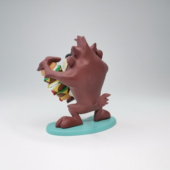 Looney Tunes Tazmania beeld - Figurine Taz met burgers