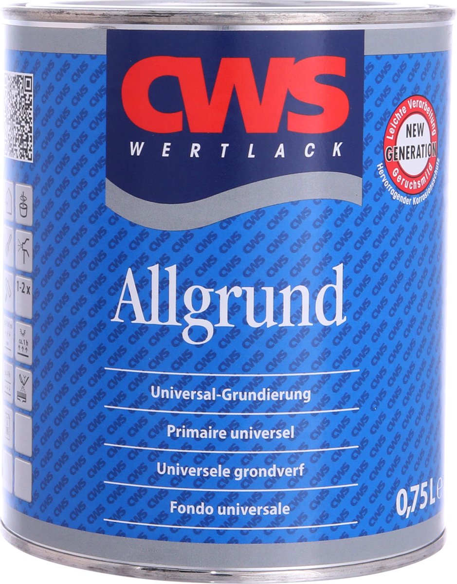CWS All-Grund Multiprimer - Zwart 2,5 liter