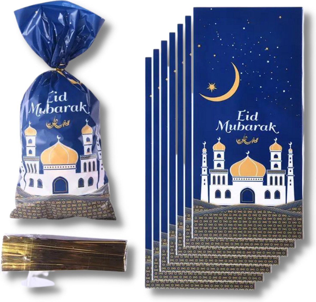 Festivz Eid Mubarak Zakjes - Uitdeelzakjes - Eid cadeau - 10 stuks -  Eidverpakking -... | bol.com
