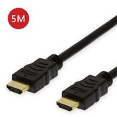 BukkitBow - HDMI 2.0 Kabel - 5M - 4K (60 Hz) - 18,6Gbps - Zwart