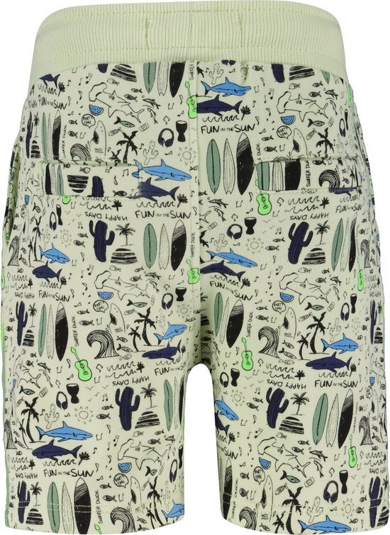 4PRESIDENT Korte Broek Jongens Short - Surf green AOP - Maat 80