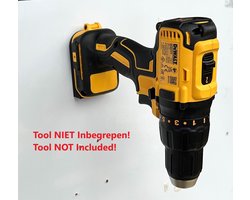 Houder geschikt voor DEWALT XR 18V Tools - Toolhouder - Wandbevestiging - Wall Mount - Power Tool NIET Inbegrepen!