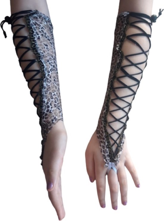 LittleForBig Cosplay 80er Jahre Lone Fischnetz Handschuhe Fingerless für Frauen und Mädchen Fischnetz Armstulpe 2 Paar Set - Rose & Hellgrün LittleForBig Cosplay 80er Jahre Lone Fischnetz Handschuhe Fingerless für Frauen und Mädchen Fischnetz Armstulpe 2 Paar Set - Rose & Hellgrün