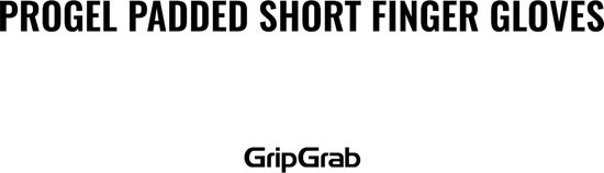 GripGrab - ProGel Padded Korte Vinger Zomer Fietshandschoenen Wielrenhandschoenen met Padding - Zwart - Unisex