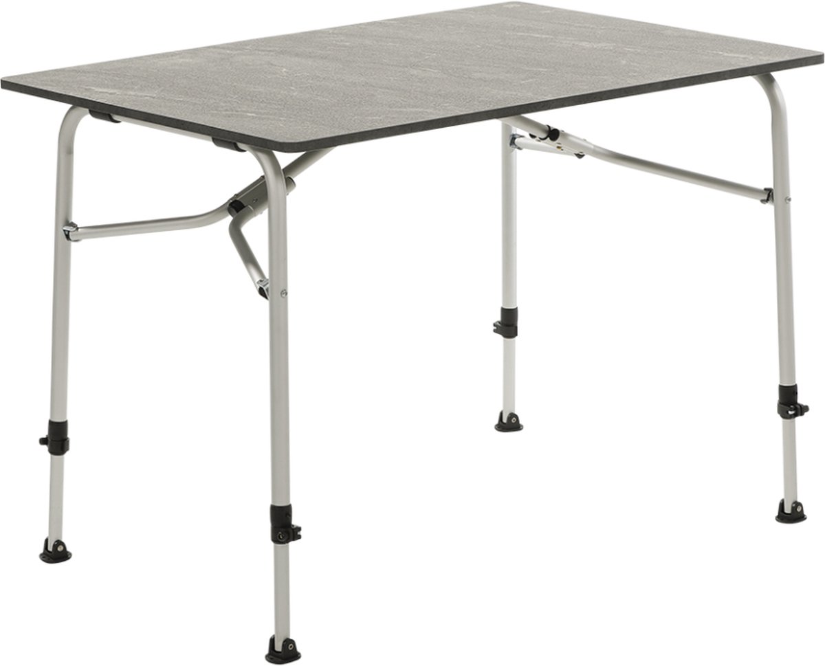 Travellife Sorrento Campingtafel honeycomb dark grey 80 x 60 - Stabiel en lichtgewicht frame - Draagtas inbegrepen