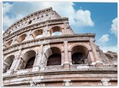 PVC Schuimplaat- Deel van Bekend Colosseum in Rome - 40x30 cm Foto op PVC Schuimplaat