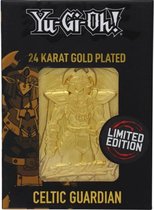 Yu-Gi-Oh! 24 Karat Gold Plated Card Celtic Guardian - Limited Edition to 5000 worldwide