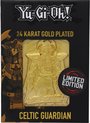 Afbeelding van het spelletje Yu-Gi-Oh! 24 Karat Gold Plated Card Celtic Guardian - Limited Edition to 5000 worldwide