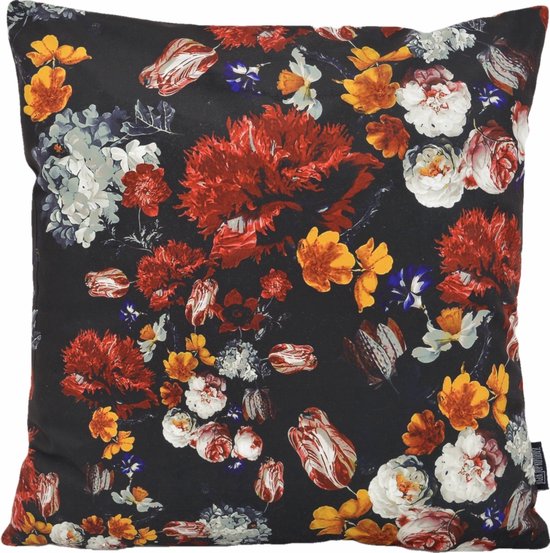 Sierkussen Kenza Flowers | 45 x 45 cm | Katoen/Polyester