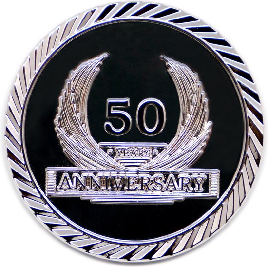 coinsandawards.com - Jubileummunt - 50 jaar - zilver - capsule