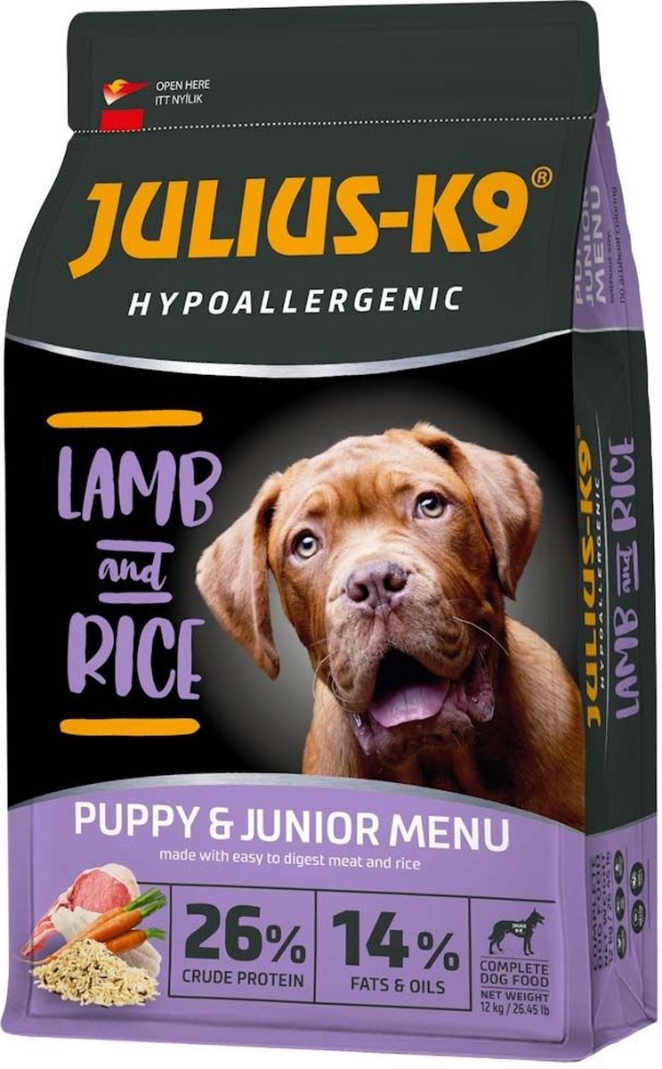 Julius-K9 - Lamb & Rice - Hypoallergeen hondenvoer 12 kg