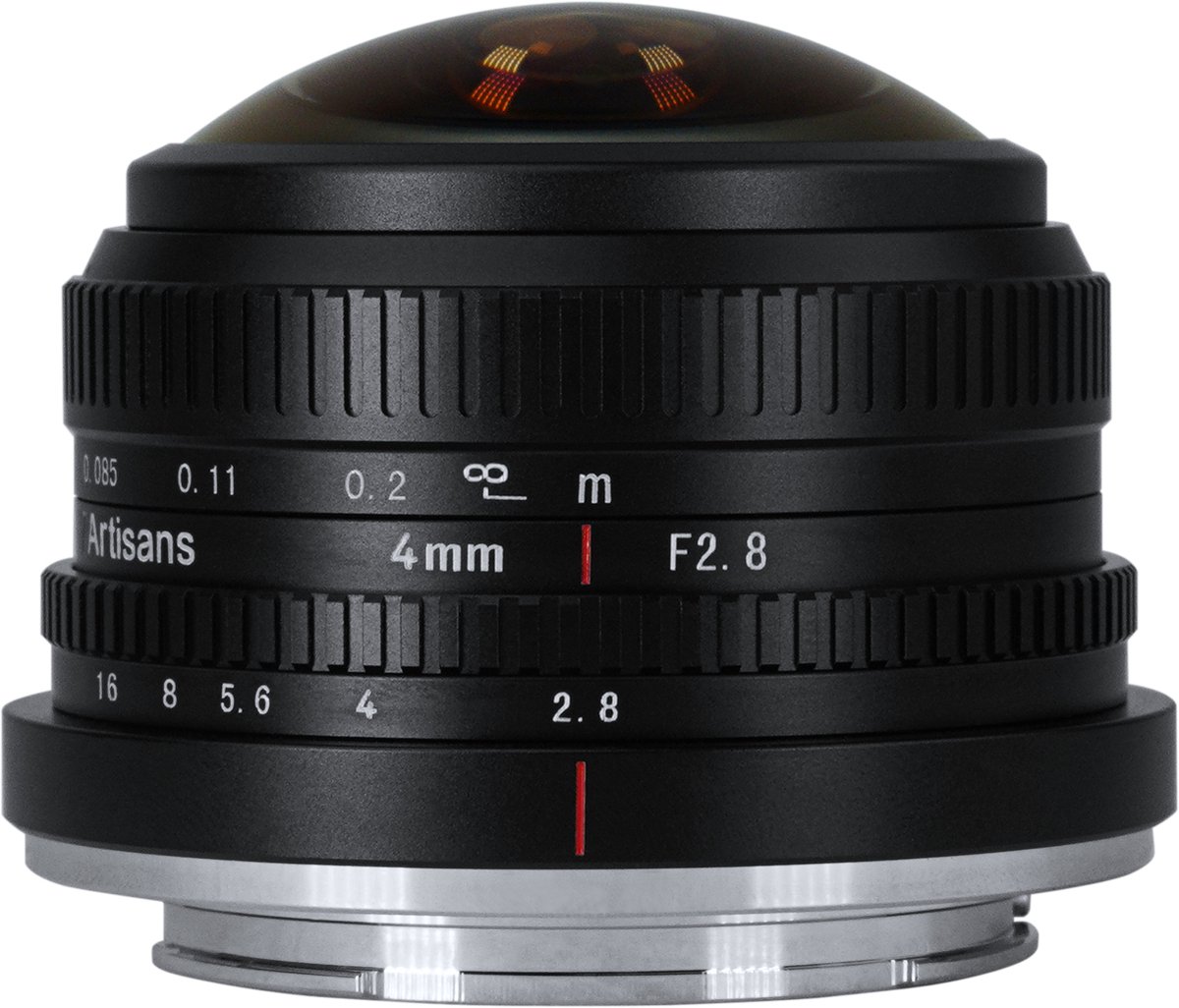 7artisans - Cameralens - 4mm F2.8 APS-C voor Fuji Fx-vatting