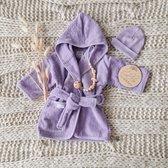 Gioia Giftbox essentials small lavendel - Meisje - Babygeschenkset - Kraamcadeau - Baby cadeau - Kraammand - Babyshower cadeau