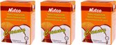 Nutco® | 3 x 200 ml Romige Kokosmelk/Klappermelk Creamy | cholesterol vrij | Halal |