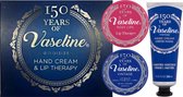 Vaseline Lippenbalsem & Handcreme Geschenkset - 150 Years Limited Edition verpakt in giftbox