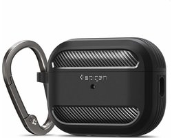 Spigen - Apple AirPods Pro 1/2 hoesje - Rugged Armor - Zwart