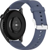 Bracelet adapté pour Huawei Watch 3 Pro Siliconen Souple Blauw