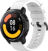 Band Geschikt voor Xiaomi Watch S1 Active / Watch Color 2 Flexibel Wit