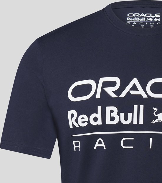 Red Bull Racing Logo Shirt Blauw M - Max Verstappen - Sergio Perez - Oracle van Red Bull Racing — afbeelding 3