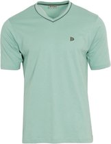 Donnay T-shirt - Sportshirt met V-hals - Heren - Sage Green (099) - maat XXL