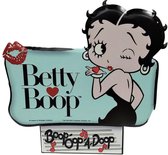 Betty Boop Kiss Gevormd Metalen Bord - 50 x 50 cm