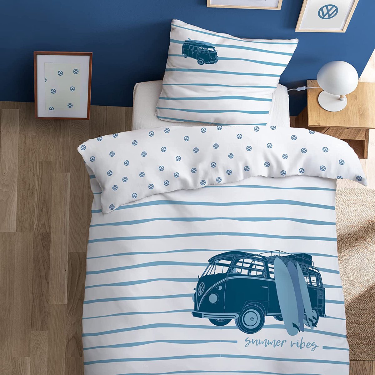 Volkswagen Housse de couette Vibes - Lits Jumeax - 240 x 220 cm