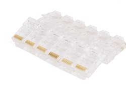 UTP RJ45 Cat5 netwerk pluggen Crimp (12 stuks)