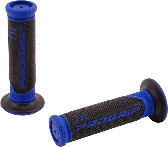 Pro Grip ProgrIP 732 Road - Poignées Guidon Noir/Vert Ø22mm Pour Moto Route