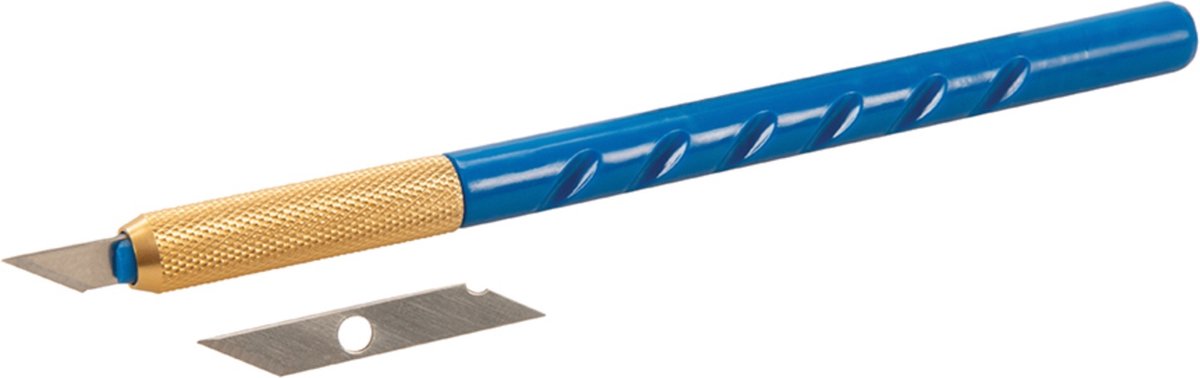 Silverline Precisie scalpel - Hobbymes - Inclusief 25 reserve mesjes - Geribbelde grip - Lichtgewicht