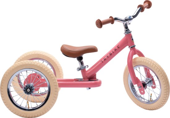 Trybike Steel 2-in-1 Vintage - Pink