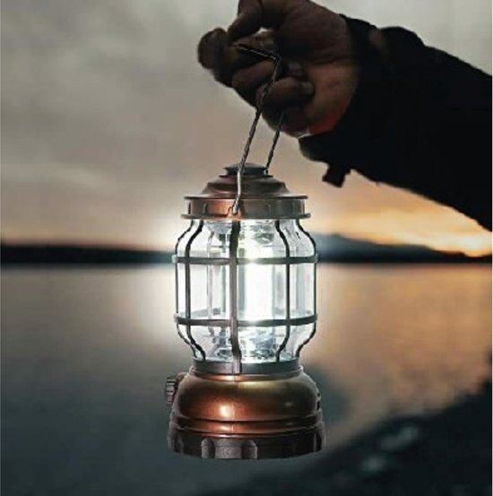 Benson Dimbare campinglamp - compact en duurzaam - Ø 102 x 180 mm - mix van Merkloos — afbeelding 4