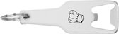 Akyol - koken flesopener - Kok - beste kok - gegraveerde sleutelhanger - chef - keuken - bakken - cadeau - gepersonaliseerd - accessoires - sleutelhanger met naam - 105 x 25mm